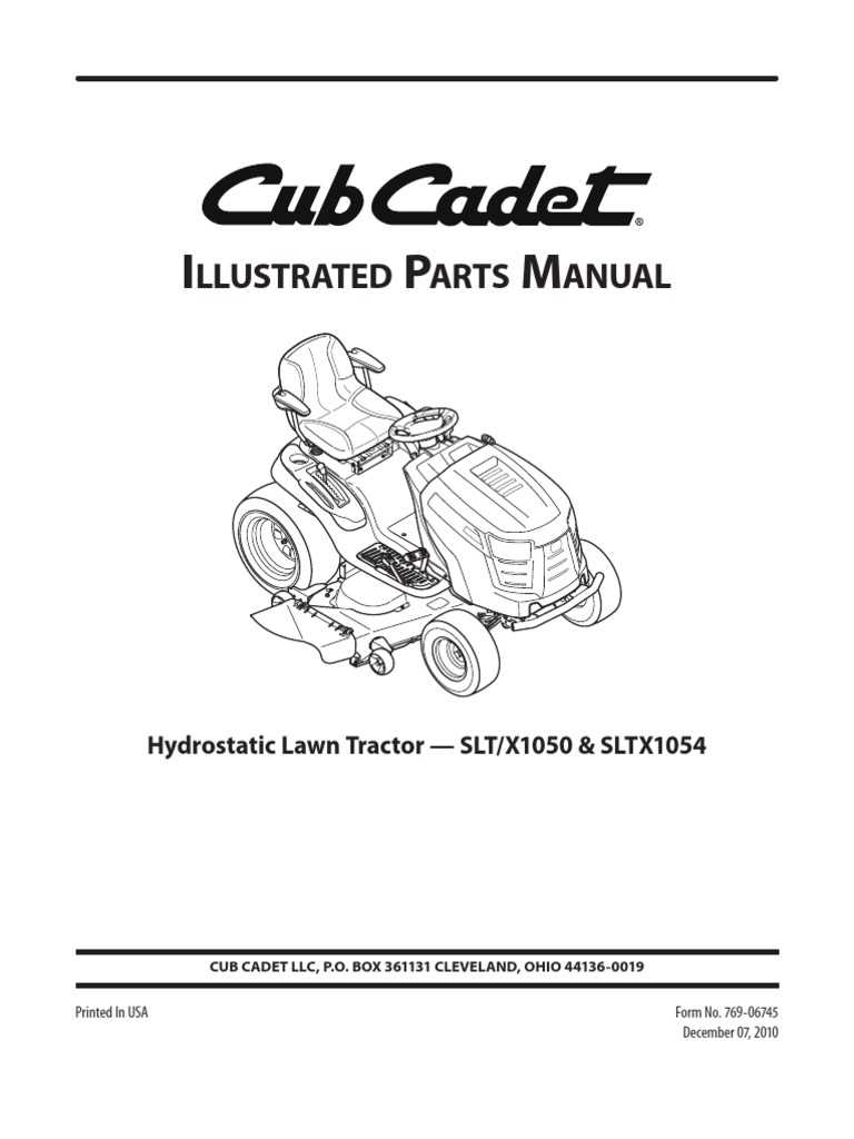 cub cadet parts diagram by serial number