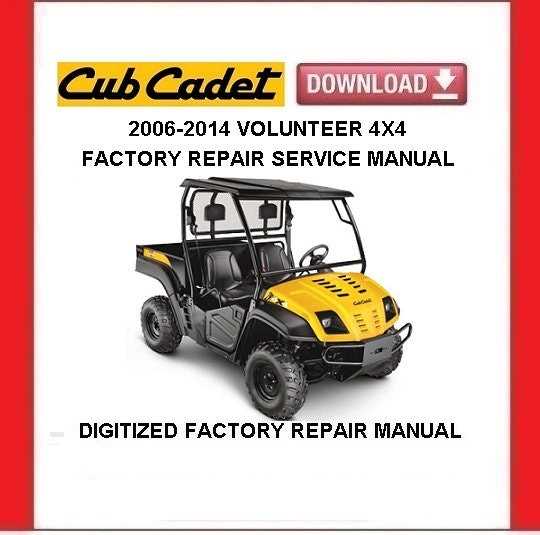 cub cadet volunteer parts diagram