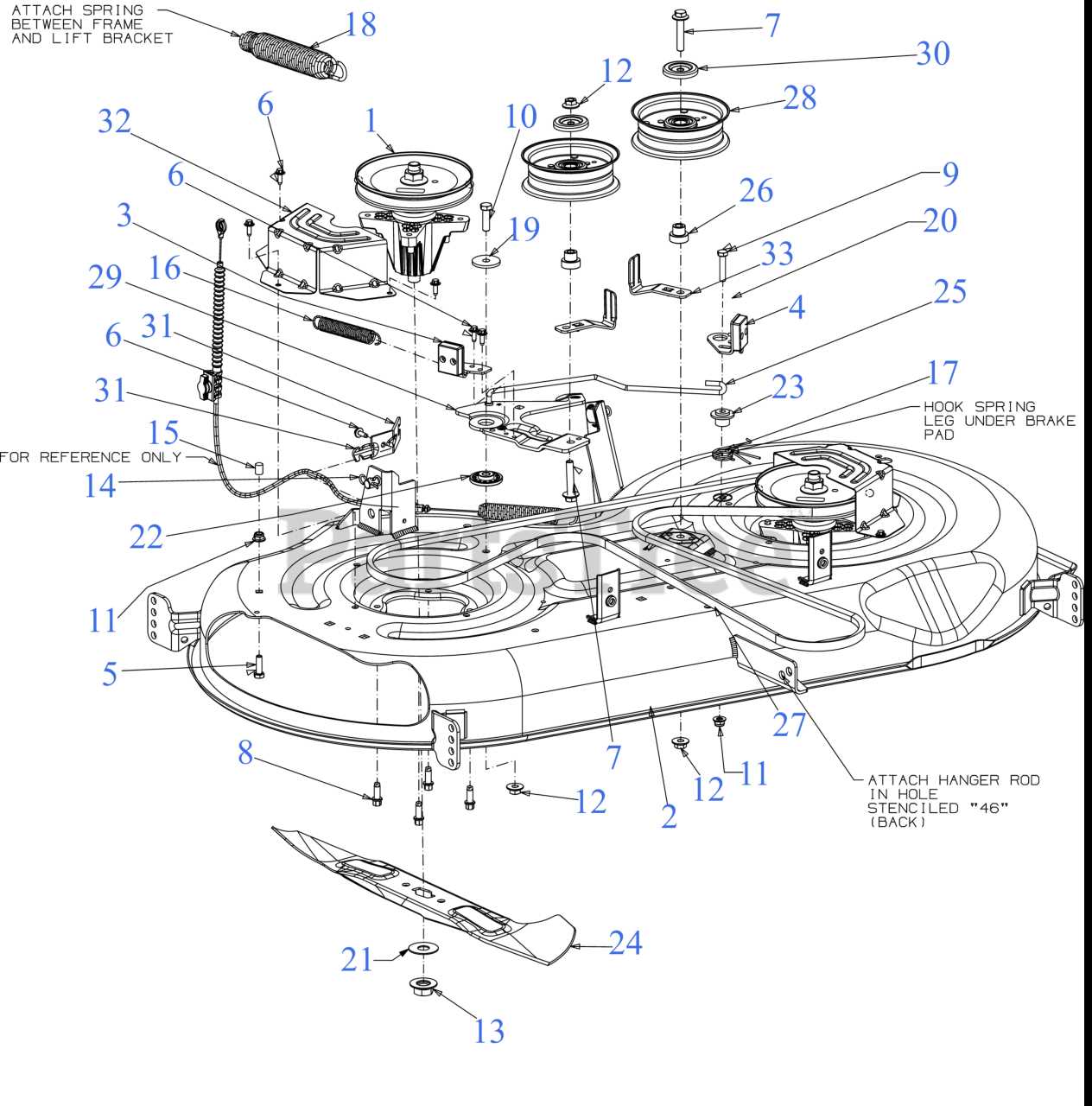 cub cadet xt1 lt46 parts diagram