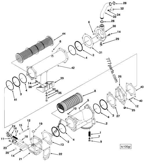 cummins 855 oil cooler parts diagram