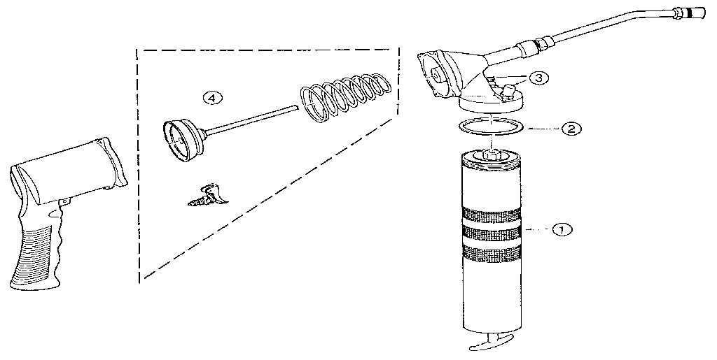 grease gun parts diagram