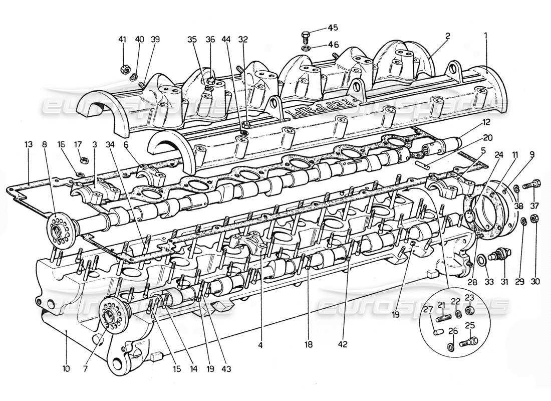 cylinder head parts diagram