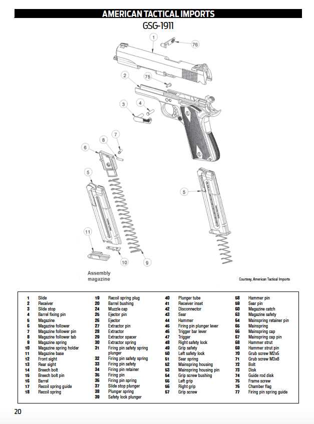 cz 455 parts diagram