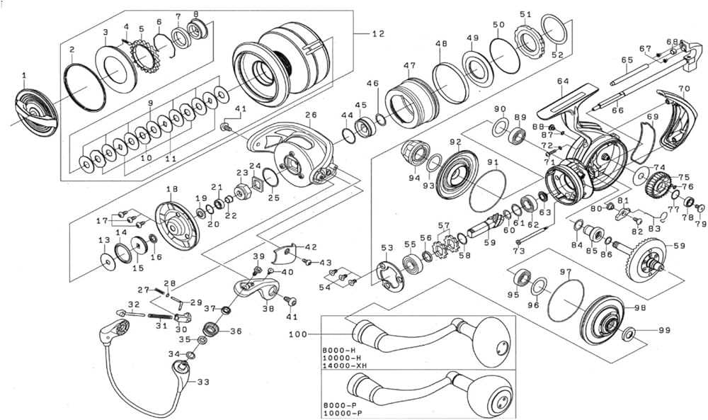 daiwa bg 4000 parts diagram