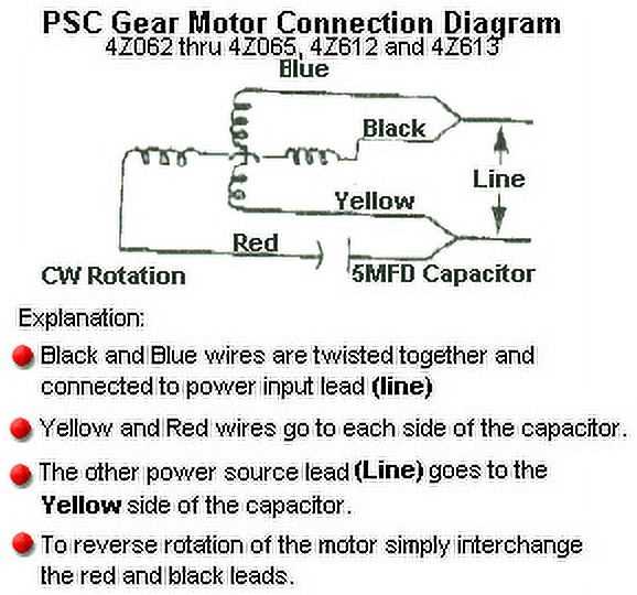 dayton electric motor parts diagram