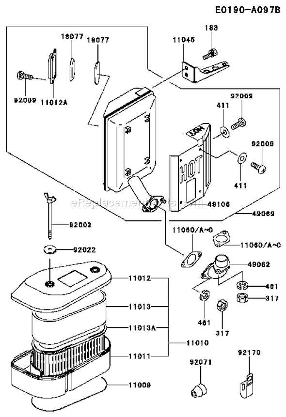 kawasaki fc540v parts diagram