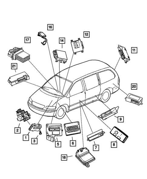 2005 dodge grand caravan parts diagram