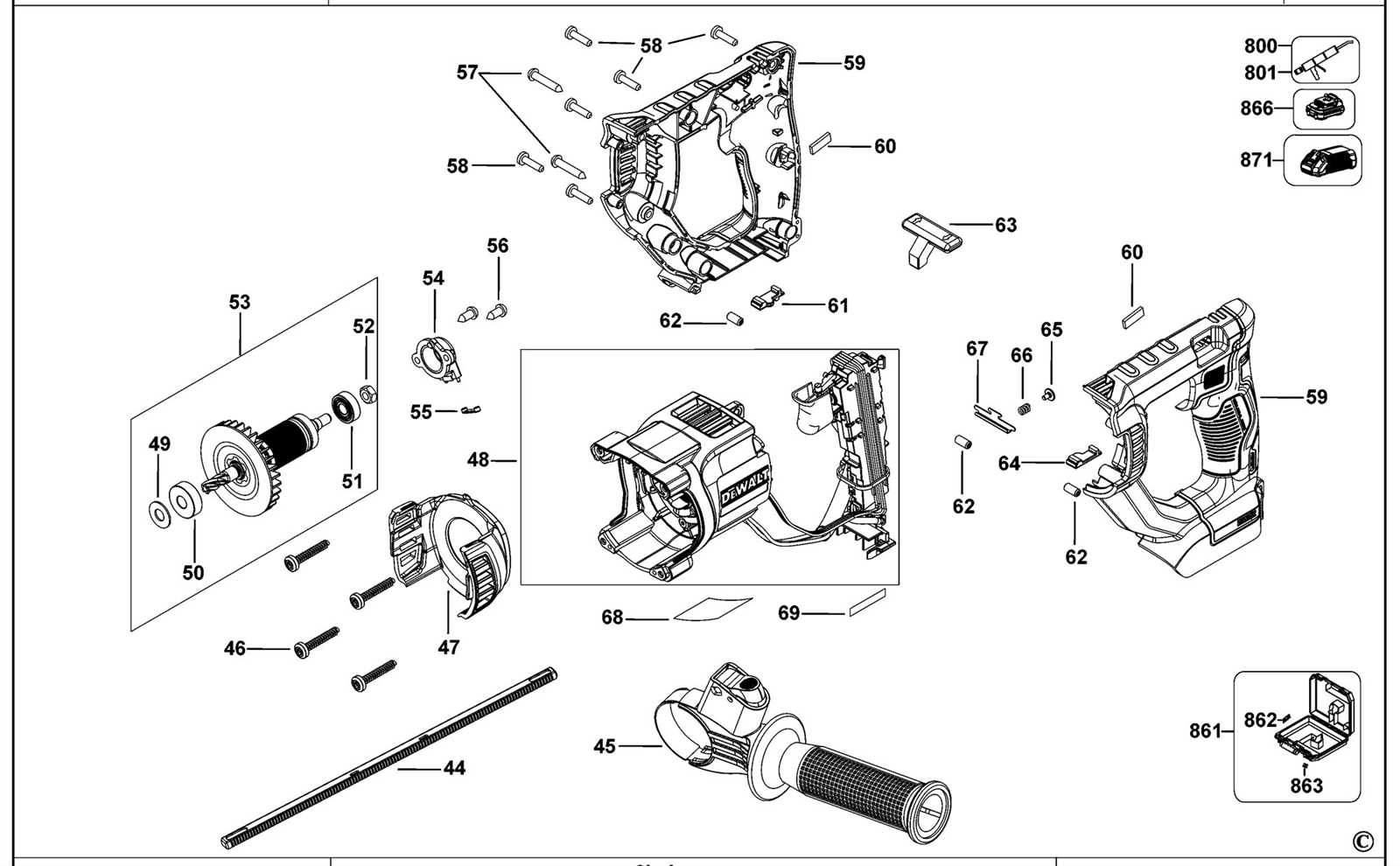 dch273 parts diagram