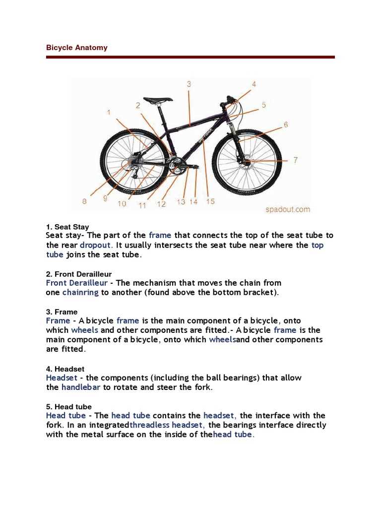 bicycle wheel parts diagram