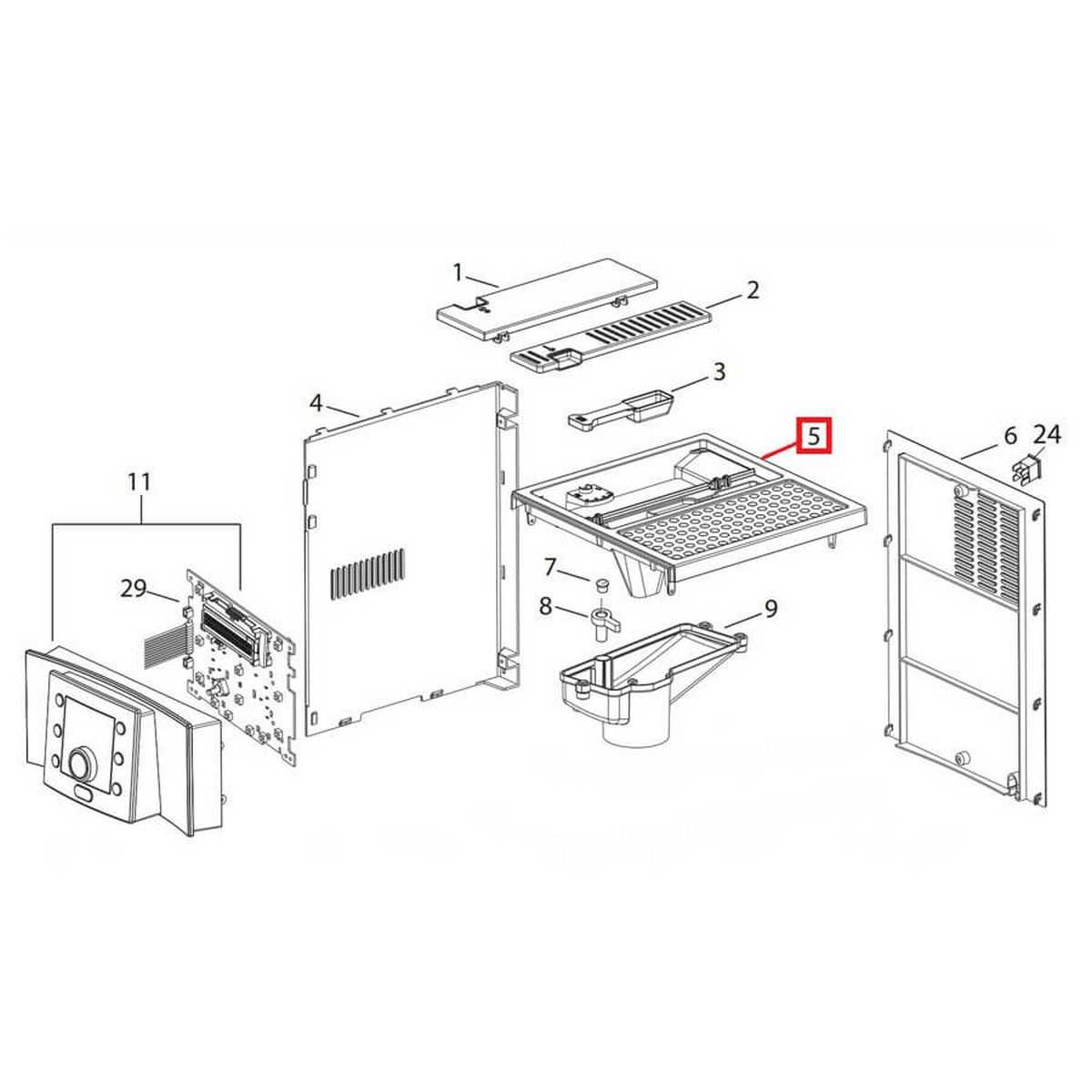 delonghi esam 5500 parts diagram