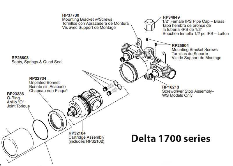 delta 1700 series parts diagram