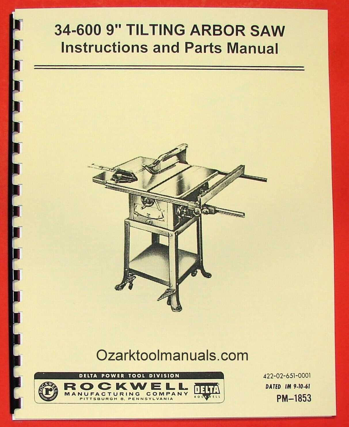 delta miter saw parts diagram