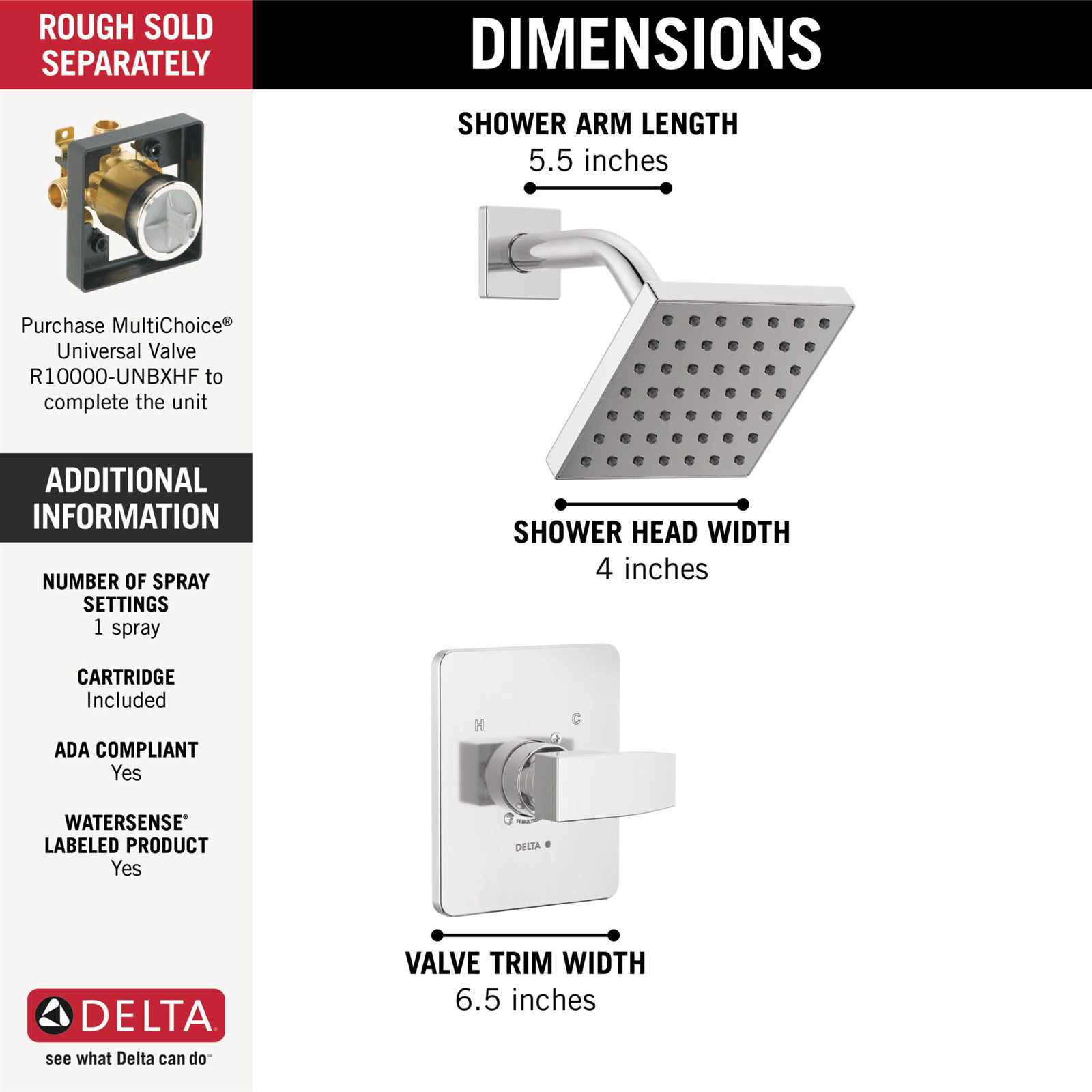 delta monitor shower faucet parts diagram