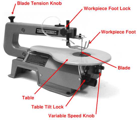 delta scroll saw parts diagram