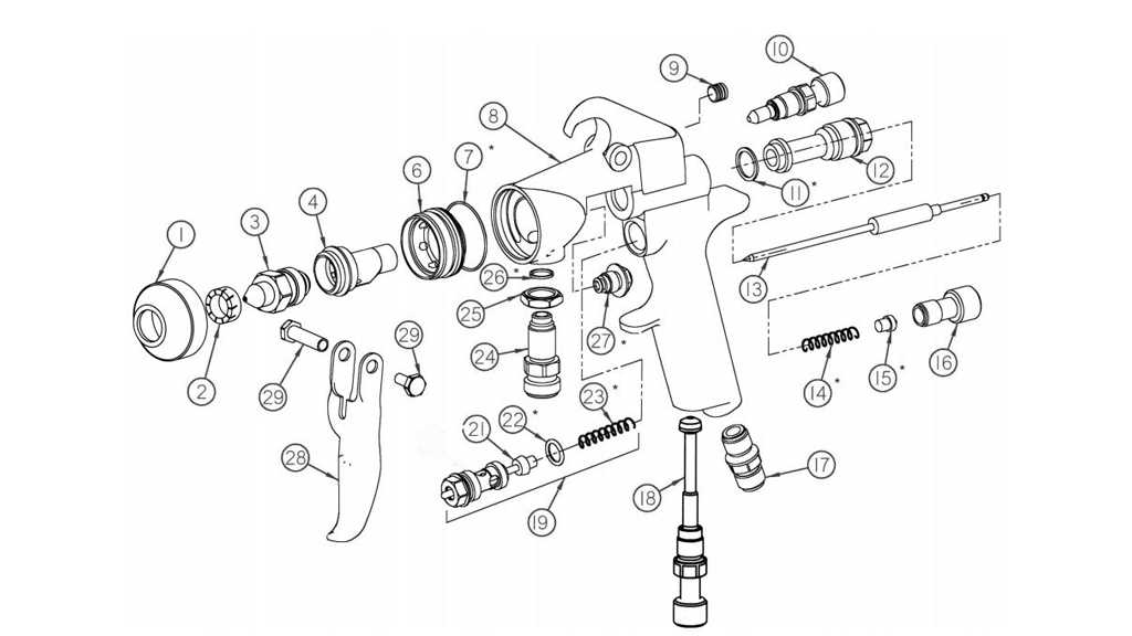 devilbiss gti pro parts diagram