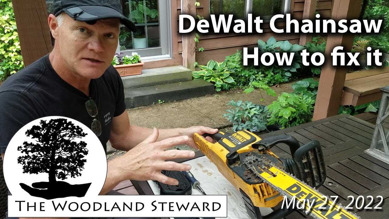 dewalt 60v chainsaw parts diagram