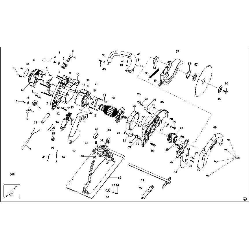 dewalt circular saw parts diagram