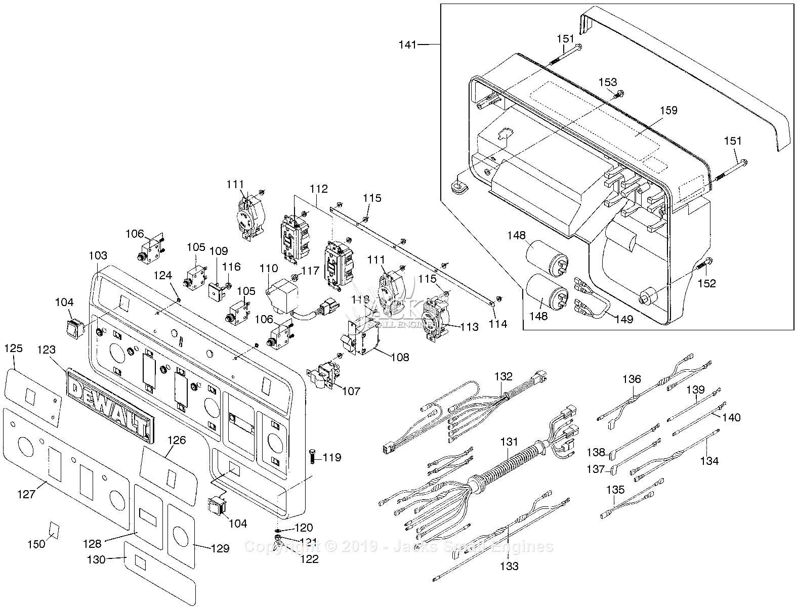 dewalt d36000 parts diagram