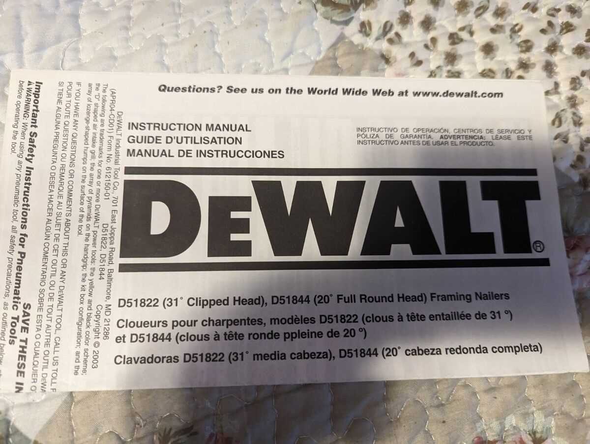 dewalt d51844 parts diagram