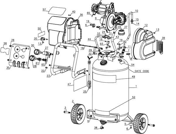 dewalt d55168 parts diagram