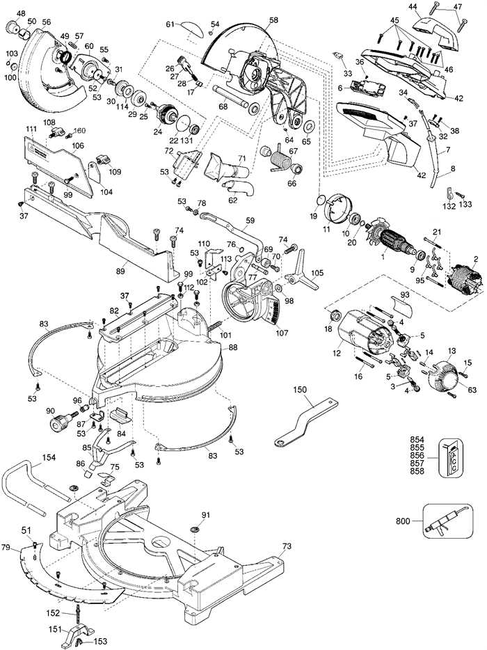 dewalt dws709 parts diagram