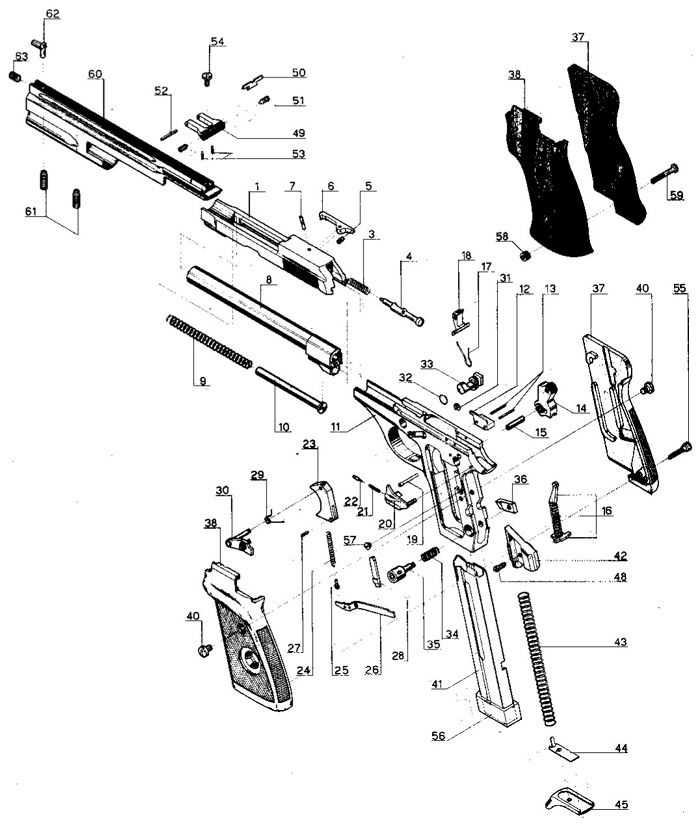 beretta 92 parts diagram