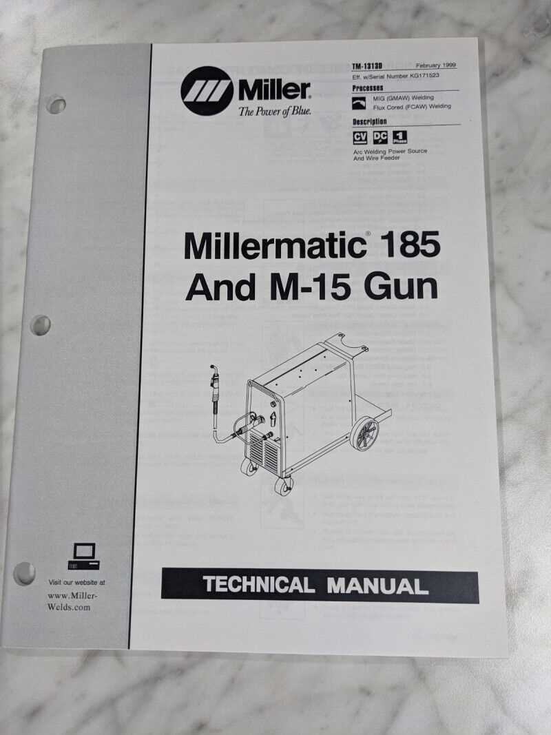 miller mig welder parts diagram