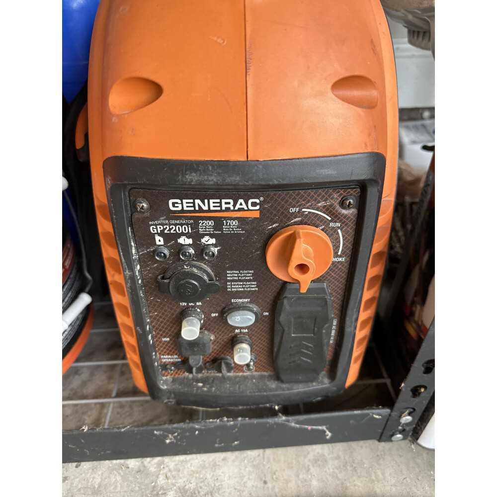 generac 2200i parts diagram