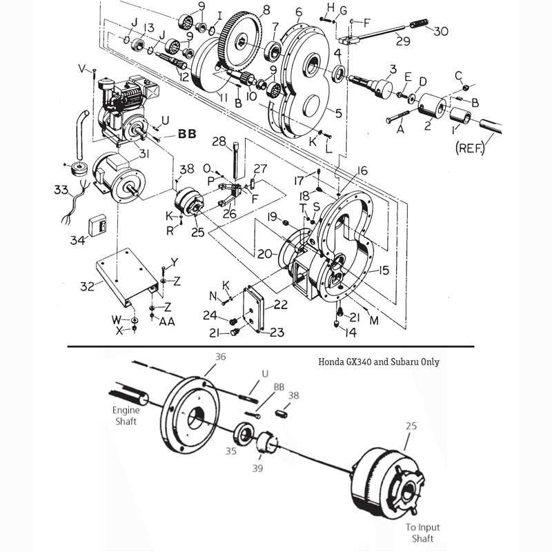 diagram concrete mixer parts