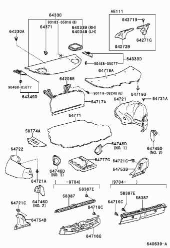 diagram toyota corolla body parts names