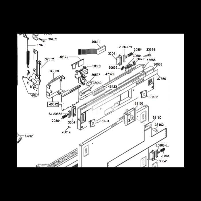 dishwasher part diagram