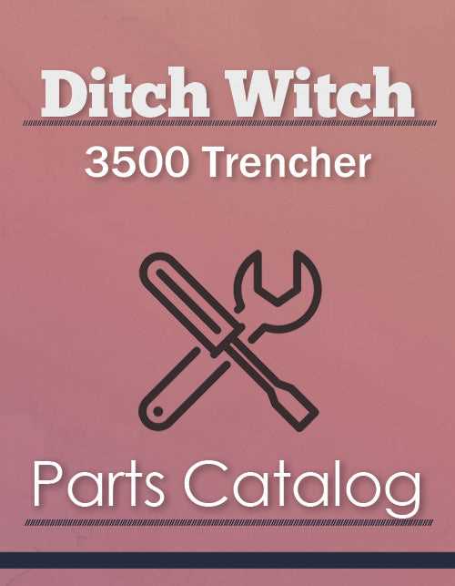 ditch witch parts diagram