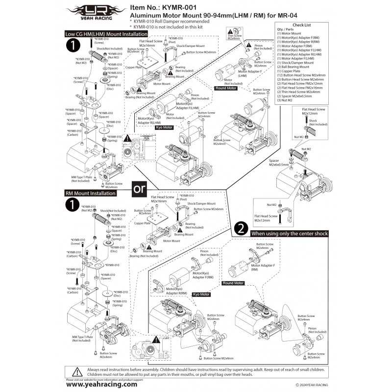 mini z parts diagram