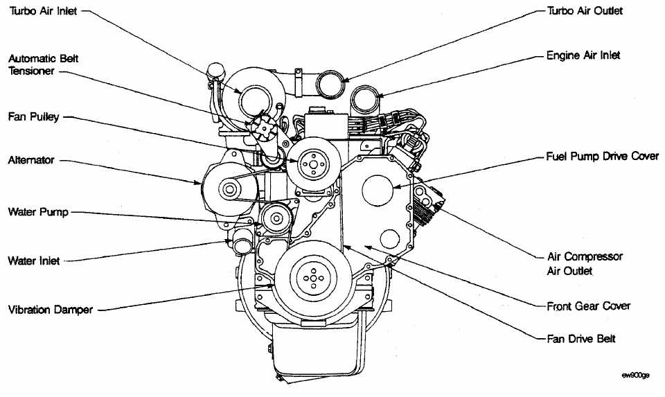 cummins engine parts diagram