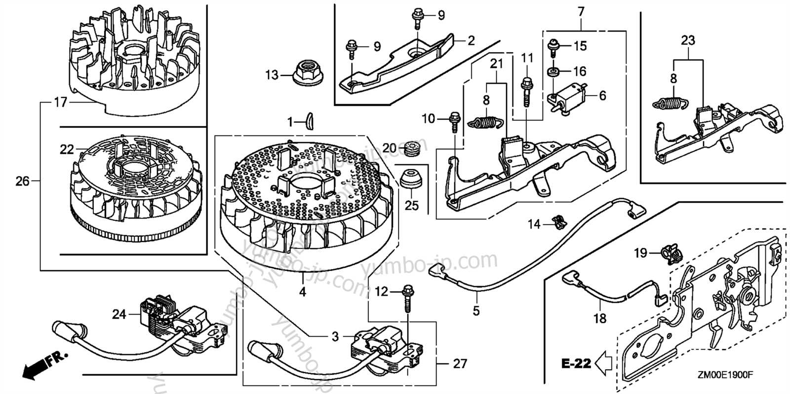 parts diagram honda