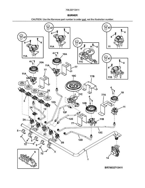 kenmore elite gas range parts diagram