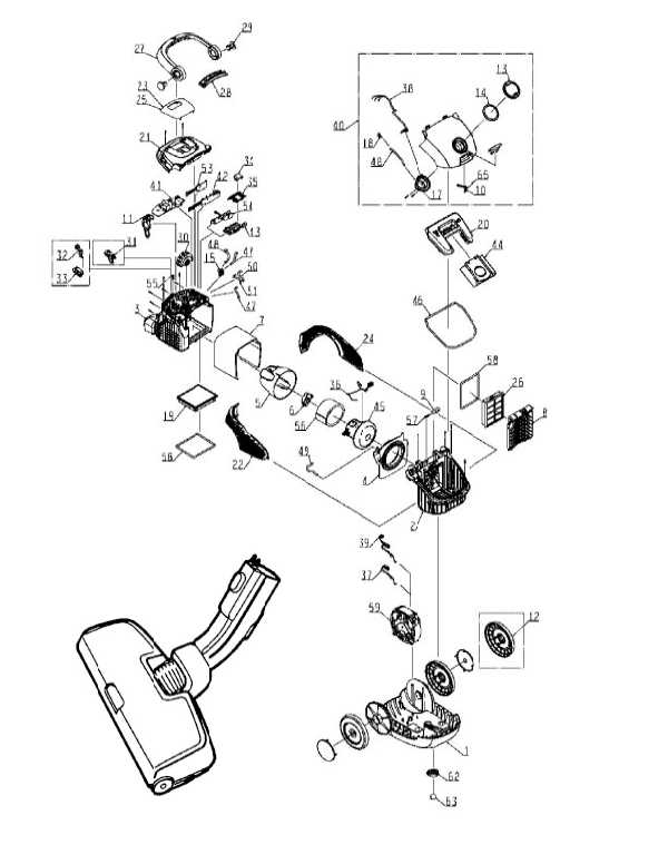 electrolux vacuum parts diagram