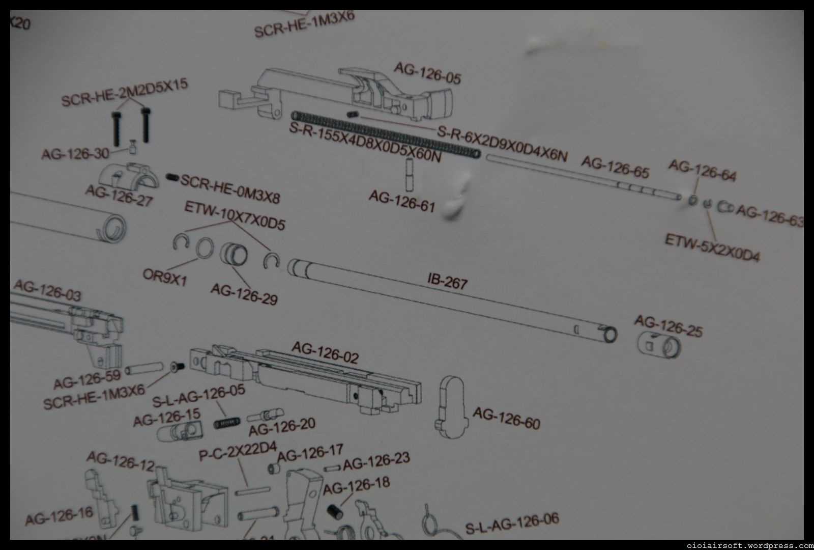 m1 carbine parts diagram