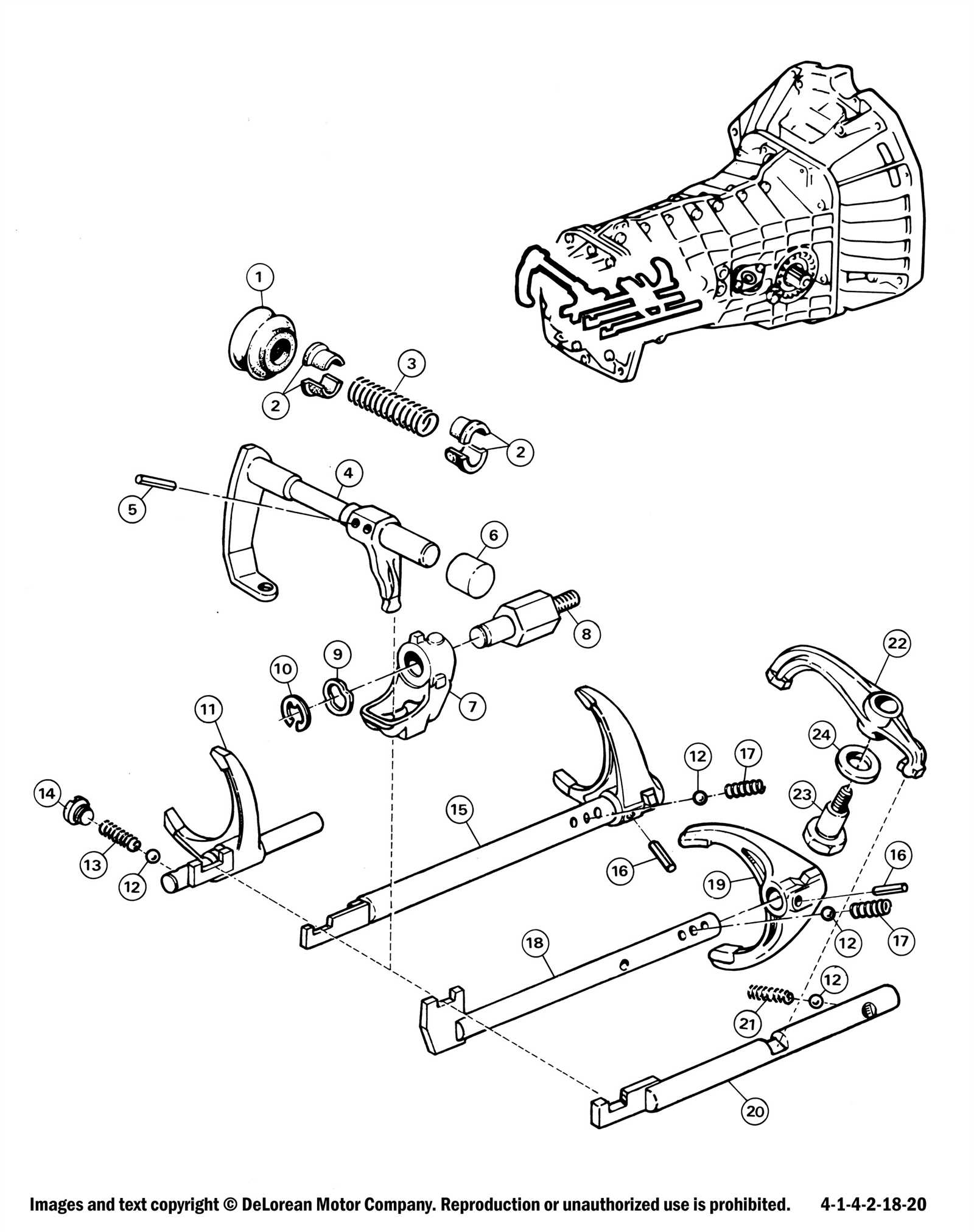 manual transmission parts diagram