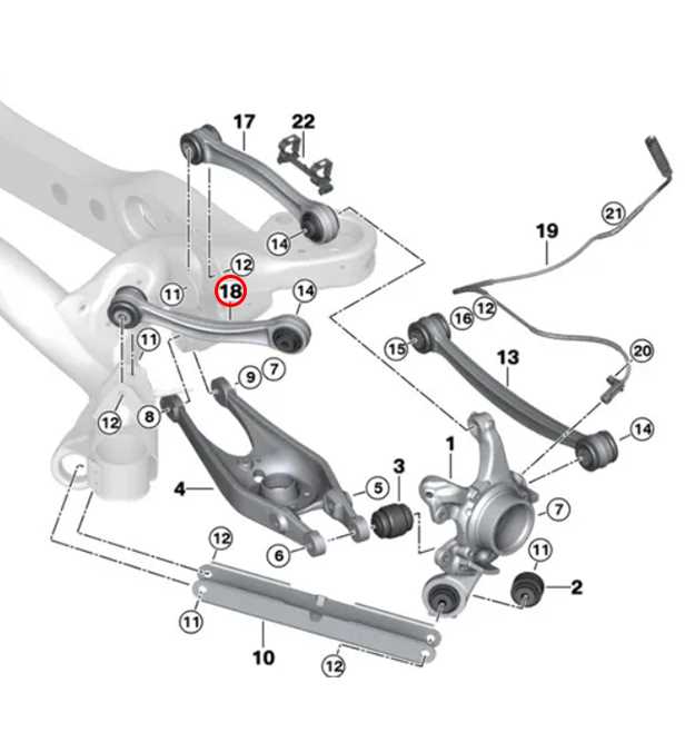 bmw rear suspension parts diagram