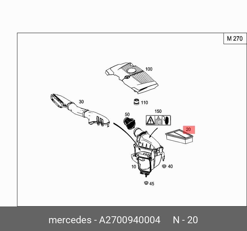 mercedes w204 parts diagram