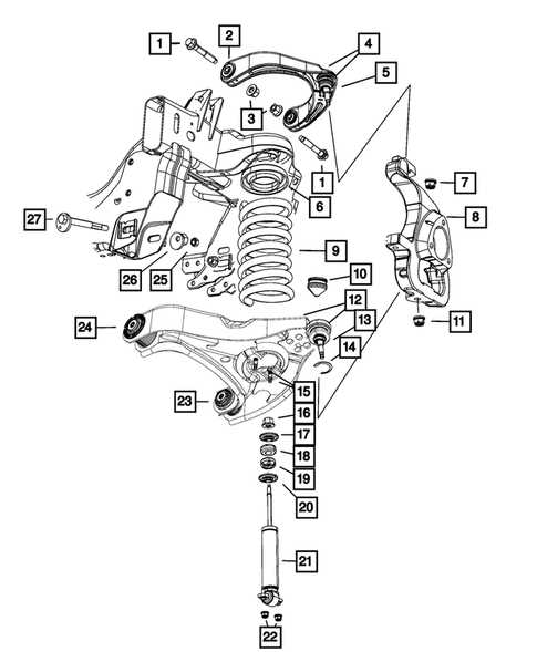 dodge 3500 front end parts diagram