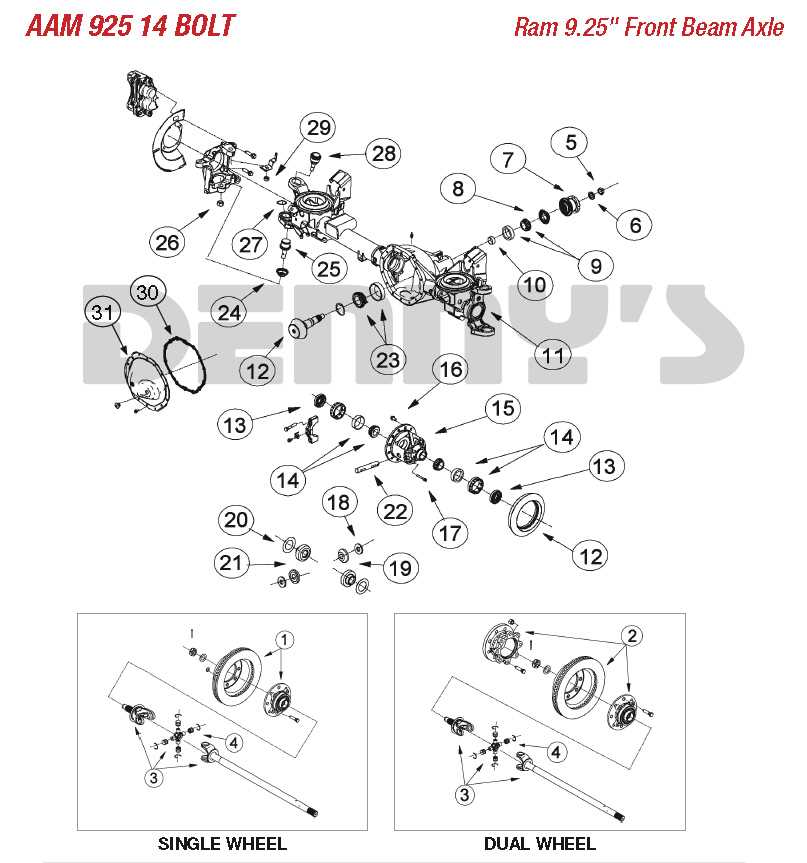 dodge 3500 front end parts diagram