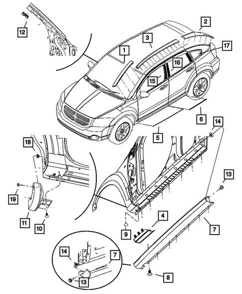 dodge caliber parts diagram