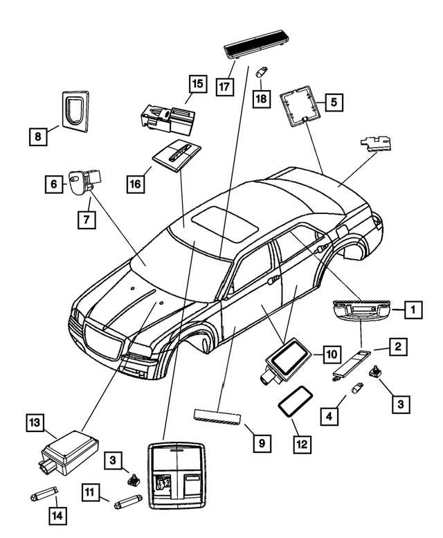 dodge charger body parts diagram