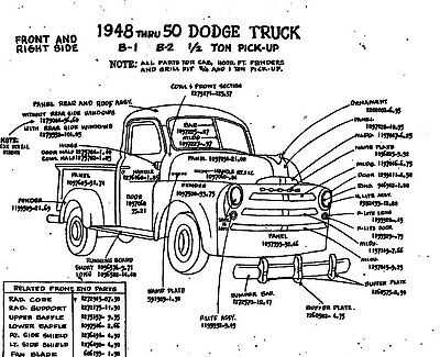 dodge truck parts diagram