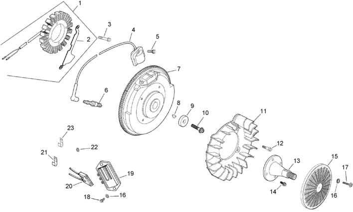 kohler 6.5 hp engine parts diagram