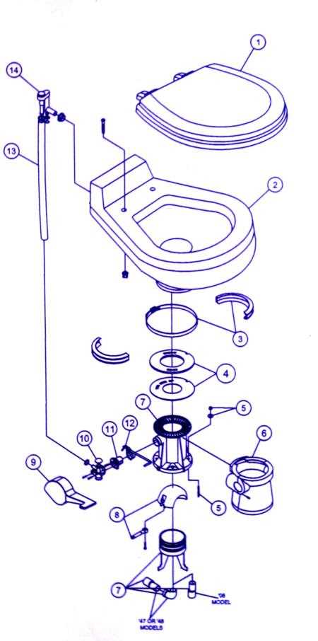dometic 310 toilet parts diagram