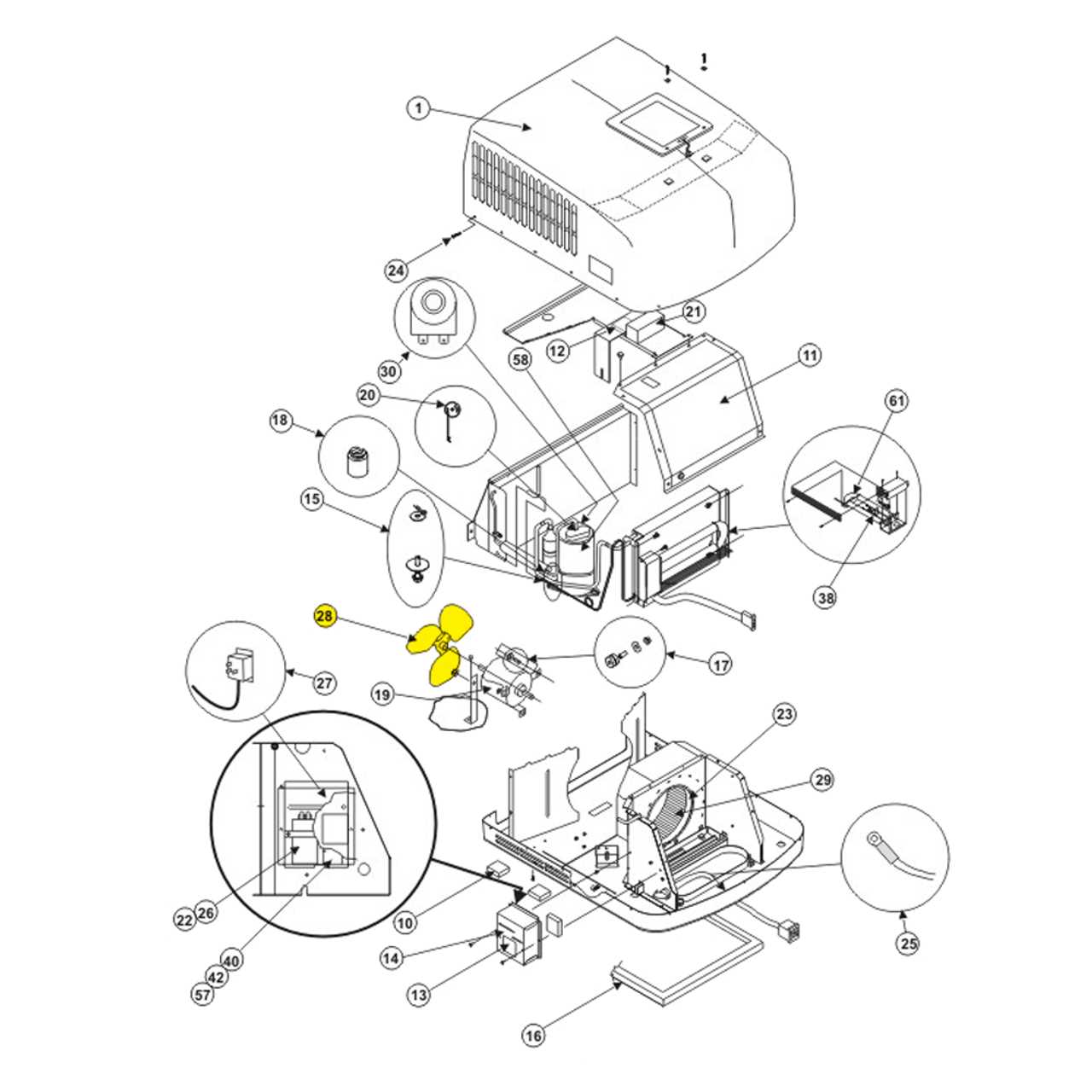 dometic duo therm parts diagram