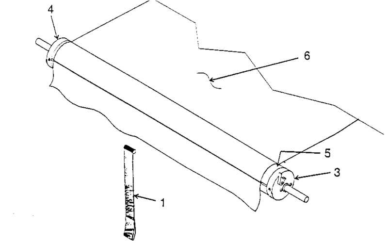 dometic manual awning parts diagram
